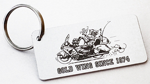 GoldWingus  Gold Wing since 1974 key ring